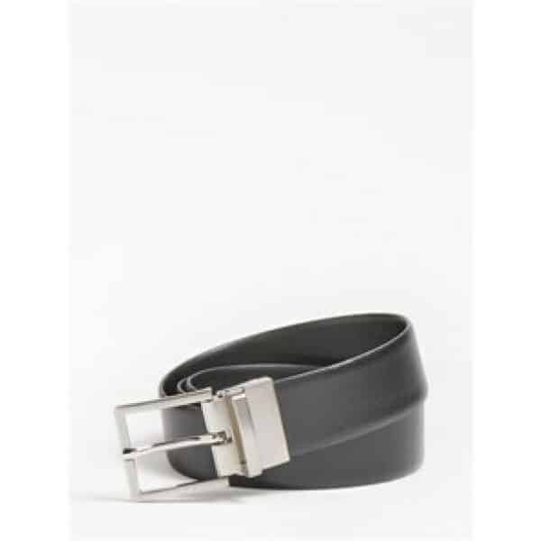 Ανδρική Ζώνη Διπλής Όψης GUESS BM7658LEA35 Μαύρο - Image 2