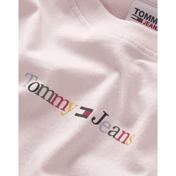 3610ATOMM3400478_LightPink_3 Tommy Hilfiger Γυναικείο T-shirt Ροζ DW0DW15447-TJ9 - Image 3