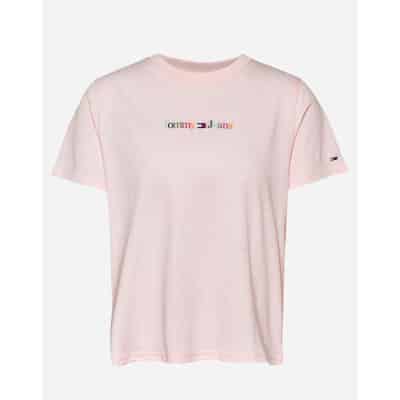 Tommy Hilfiger Γυναικείο T-shirt Ροζ DW0DW15447-TJ9