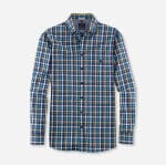 Ανδρικό Πουκάμισο OLYMP CASUAL MODERN FIT 40003418 Mπλέ Καρό
