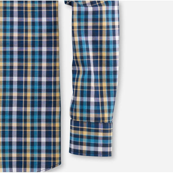 Ανδρικό Πουκάμισο OLYMP CASUAL MODERN FIT 40003418 Mπλέ Καρό - Image 3