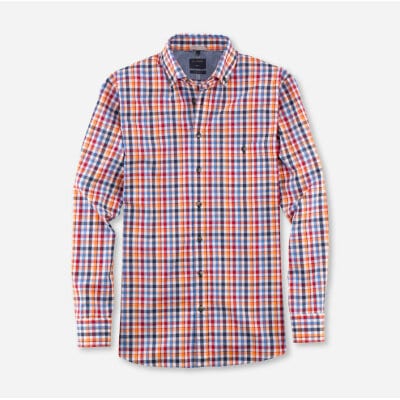 Ανδρικό Πουκάμισο OLYMP CASUAL MODERN FIT 40003435 Κόκκινο Καρό