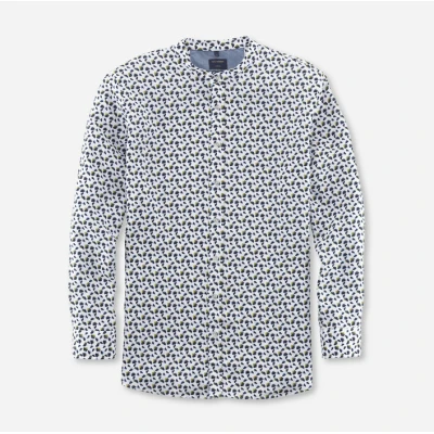 Ανδρικό Πουκάμισο Λινό Μάο OLYMP MODERN FIT 40463400 Λευκό