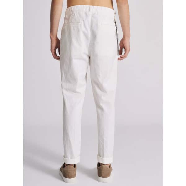 Ανδρικό Παντελόνι CULTON TAP 5-673.749.9.049 Λευκό - Image 3