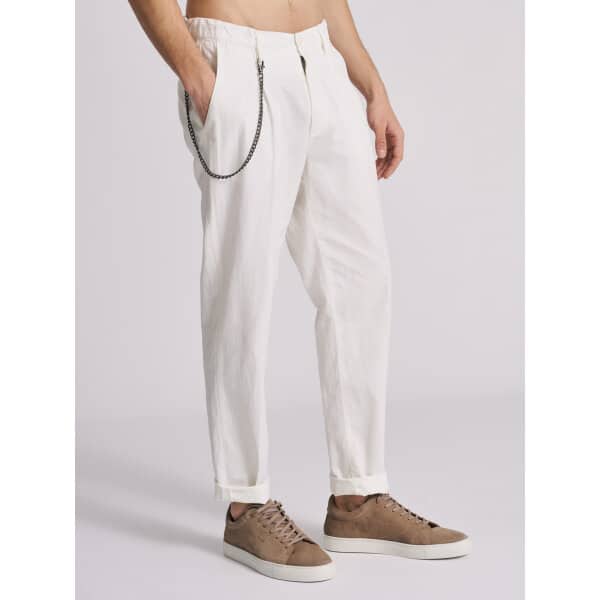 Ανδρικό Παντελόνι CULTON TAP 5-673.749.9.049 Λευκό - Image 2