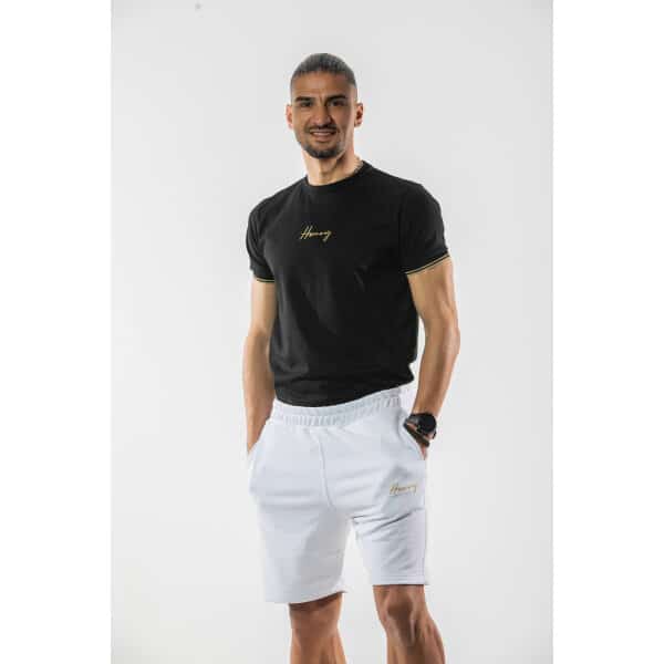 Ανδρική Βερμούδα Φούτερ HENRY 6-327 Λευκό - Image 2