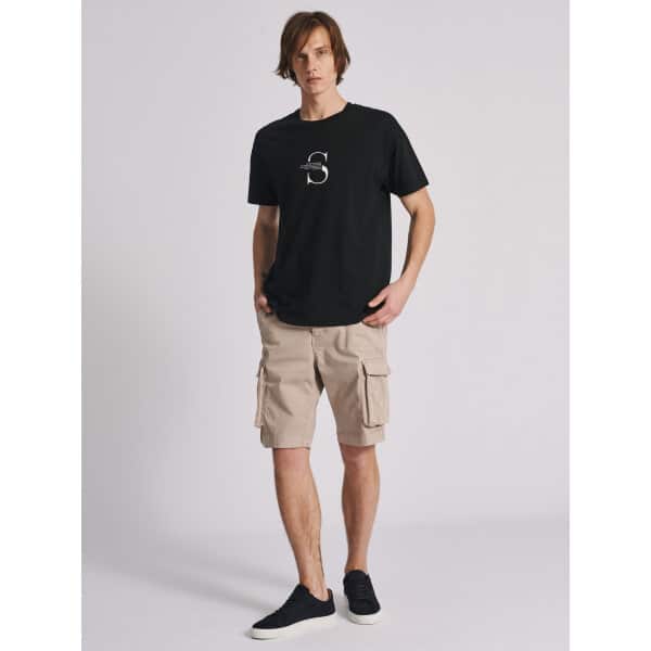 64-003.049.Ν0090-3 Ανδρική Μπλούζα STAFF 64-003.049 Μαύρο - Image 3