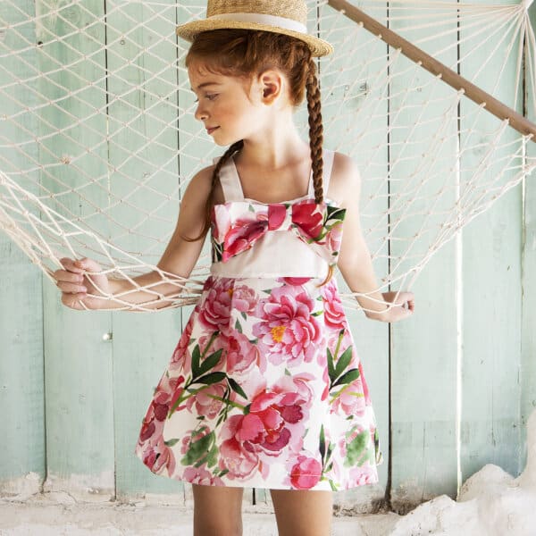 6433jpg Παιδικό Φόρεμα Floral M&B FASHION 1727 - Image 2