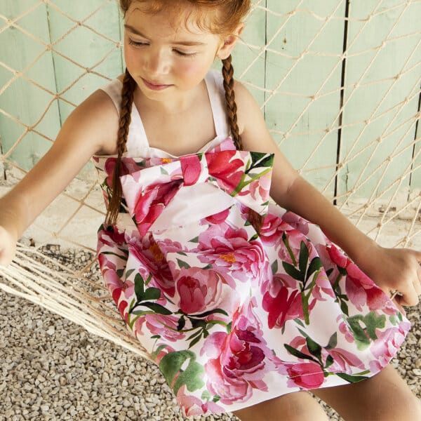 6462 Παιδικό Φόρεμα Floral M&B FASHION 1727 - Image 3