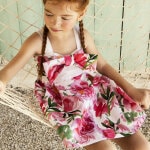 Παιδικό Φόρεμα Floral M&B FASHION 1828 - Image 4