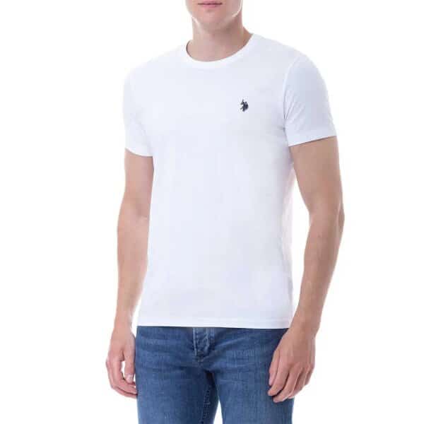 65060-49351-100-WHITE Ανδρική Μπλούζα U.S.POLO ASSN 65060-49351-100 Λευκό - Image 5