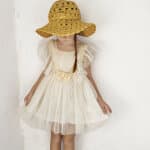 Παιδικό Φόρεμα Εκρού Τούλι M&B FASHION 1725