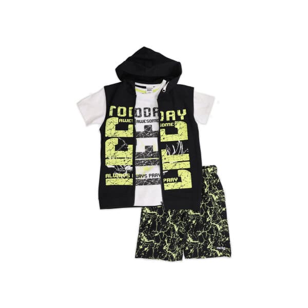 ΣΕΤ ΜΑΚΟ 3 ΤΕΜΑΧΙΩΝ ΜΕ ΓΙΛΕΚΟ ΜΑΥΡΟ ΑΓΟΡΙ NEW COLLEGE 34-8042 - Image 1