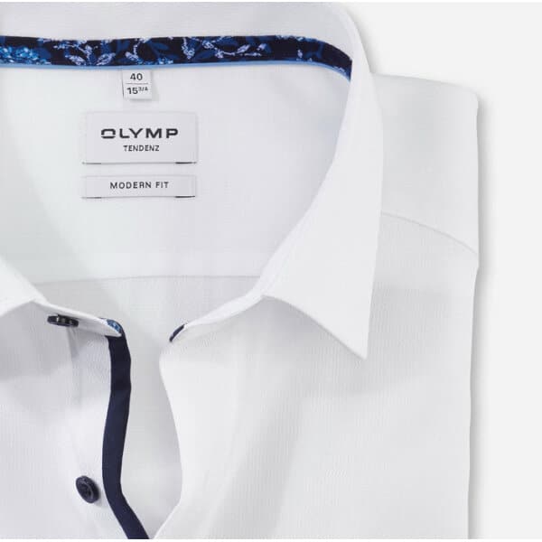 Ανδρικό Πουκάμισο OLYMP MODERN FIT 8604340010 Λευκό - Image 2