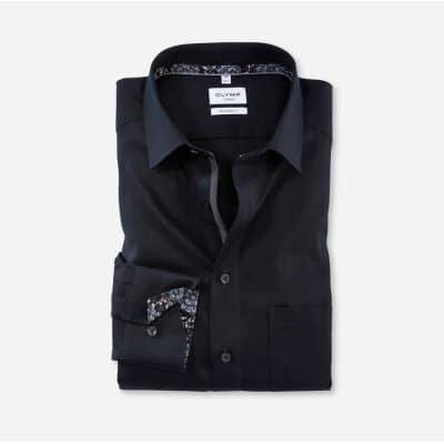 Ανδρικό Πουκάμισο OLYMP MODERN FIT 86043468 Μαύρο