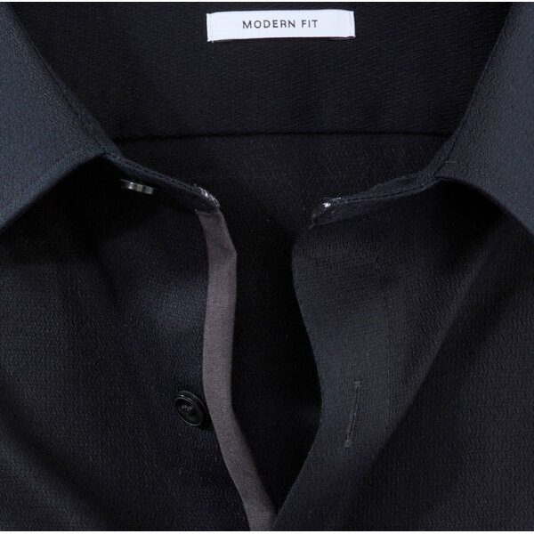 86043468-706x700-3 Ανδρικό Πουκάμισο OLYMP MODERN FIT 86043468 Μαύρο - Image 3