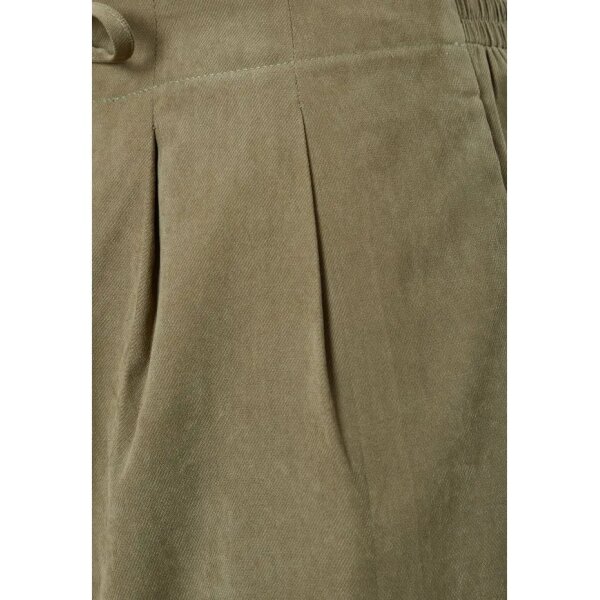 FBL007-106-02_OLIVE_OIL_7 Γυναικείο Casual παντελόνι με ελαστική μέση Χακί FBL007-106-02 - Image 7