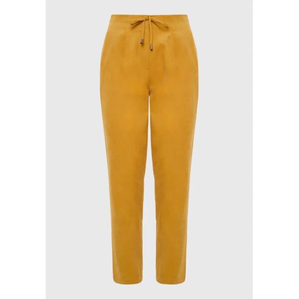 Γυναικείο Casual παντελόνι με ελαστική μέση Κίτρινο FBL007-106-02 - Image 7