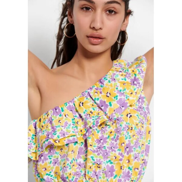 Γυναικείο Floral Τοπ One shoulder FUNKY BUDDHA FBL007-112-17 - Image 5