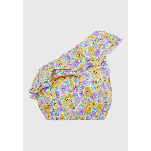 Γυναικείο Floral Τοπ One shoulder FUNKY BUDDHA FBL007-112-17 - Image 6