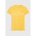 Γυναικείο T-shirt από οργανικό βαμβάκι με τύπωμα Κίτρινο FUNKY BUDDHA FBL007-114-04 - Image 6