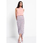 Γυναικεία Floral Midi φούστα Μωβ FUNKY BUDDHA FBL007-118-14 - Image 3