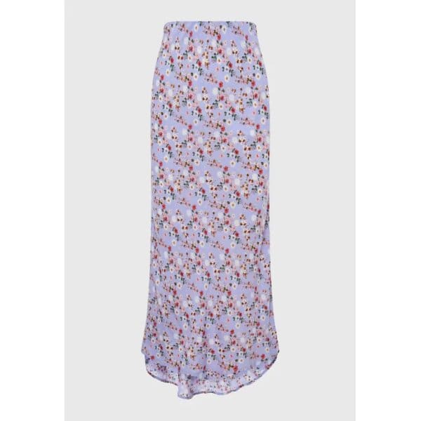 FBL007-118-14_LILAC_6 Γυναικεία Floral Midi φούστα Μωβ FUNKY BUDDHA  FBL007-118-14 - Image 6