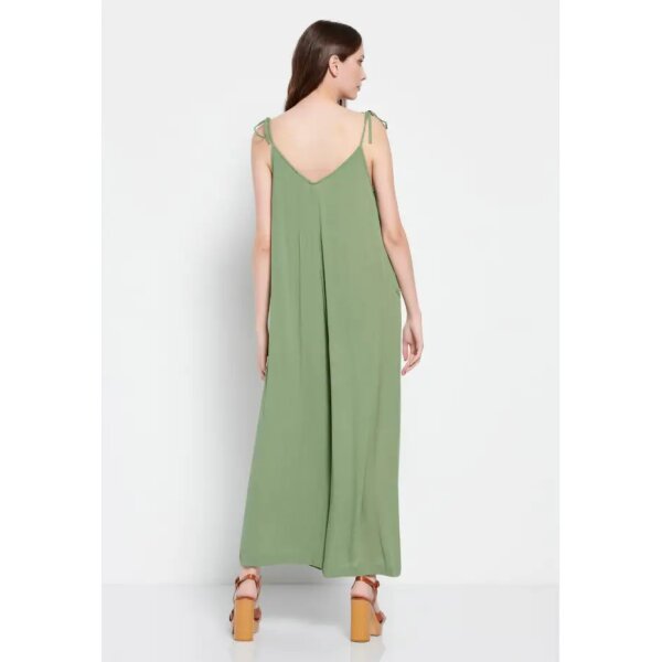 FBL007-120-12_JADE_4 Γυναικεία Ολόσωμη φόρμα με τιράντες Πράσινη FUNKY BUDDHA  FBL007-120-12 - Image 4