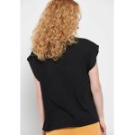 Γυναικείο T-shirt από οργανικό βαμβάκι με τύπωμα Μαύρο FUNKY BUDDHA FBL007-125-04 - Image 3