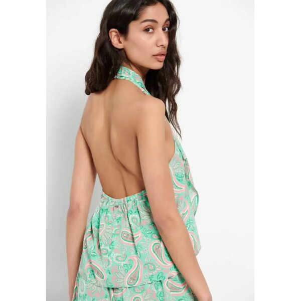 FBL007-126-17_GREEN_FIG_4 Γυναικείο Εμπριμέ halter neck top FBL007-126-17 - Image 5