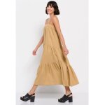 Γυναικείο φόρεμα Linen blend Μπέζ FUNKY BUDDHA  FBL007-132-13 - Image 3