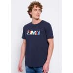 Ανδρική Μπλούζα FUNKY BUDDHA FBM007-024-04 Μπλέ - Image 2