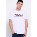 Ανδρική Μπλούζα FUNKY BUDDHA FBM007-024-04 Λευκό - Image 4