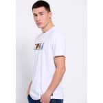 Ανδρική Μπλούζα FUNKY BUDDHA FBM007-024-04 Λευκό - Image 6