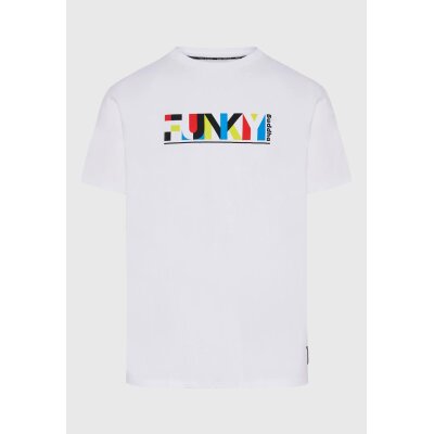 Ανδρική Μπλούζα FUNKY BUDDHA FBM007-024-04 Λευκό