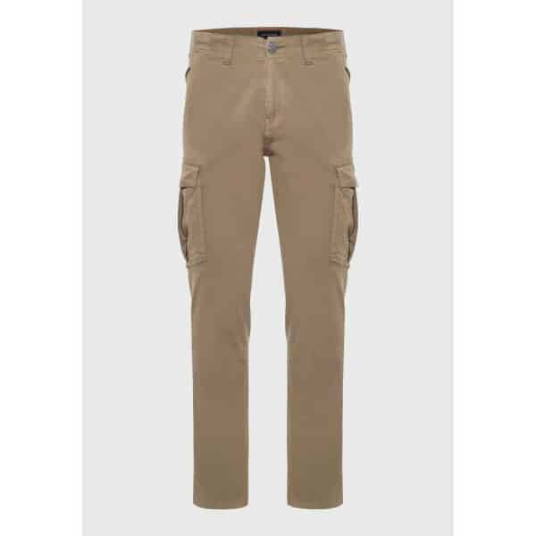 FBM007-030-02_BEIGE_6 Ανδρικό Παντελόνι CARGO FUNKY BUDDHA FBM007-030-02 Μπέζ - Image 1