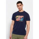 Ανδρική Μπλούζα FUNKY BUDDHA FBM007-047-04 Μπλέ - Image 2