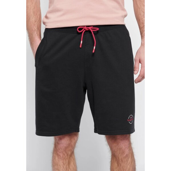 Ανδρική Βερμούδα Φούτερ FUNKY BUDDHA FBM007-050-03 Μαύρο - Image 2