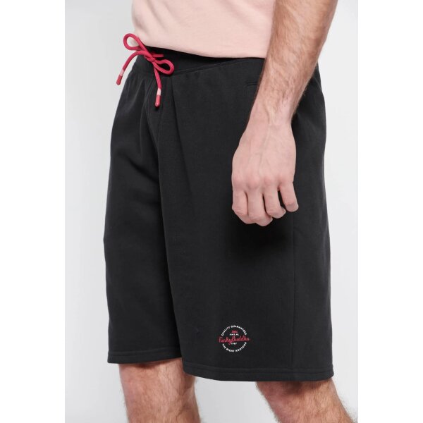 Ανδρική Βερμούδα Φούτερ FUNKY BUDDHA FBM007-050-03 Μαύρο - Image 6