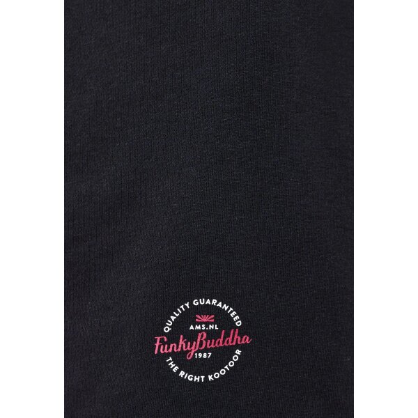 Ανδρική Βερμούδα Φούτερ FUNKY BUDDHA FBM007-050-03 Μαύρο - Image 7