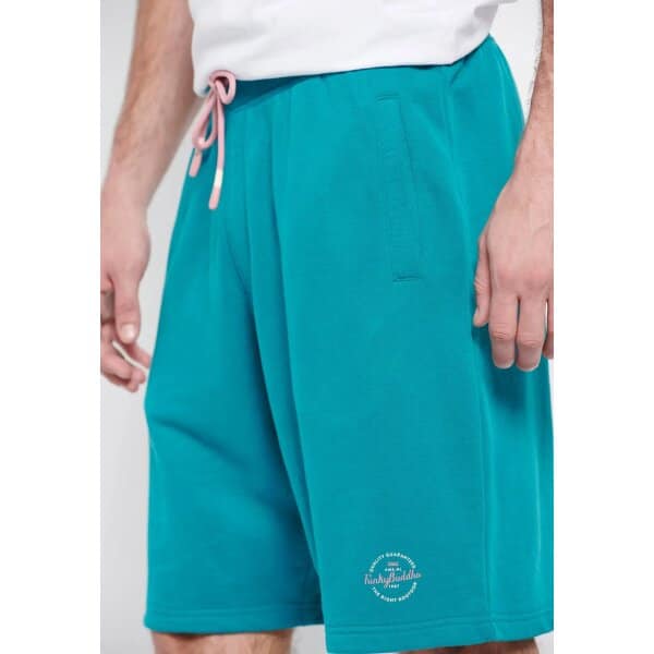 Ανδρική Βερμούδα Φούτερ FUNKY BUDDHA FBM007-050-03 Πράσινο - Image 4