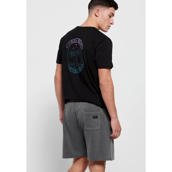 Ανδρική Μπλούζα FUNKY BUDDHA FBM007-050-04 Μαύρο - Image 3