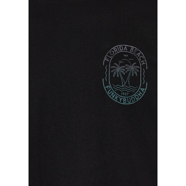 Ανδρική Μπλούζα FUNKY BUDDHA FBM007-050-04 Μαύρο - Image 7
