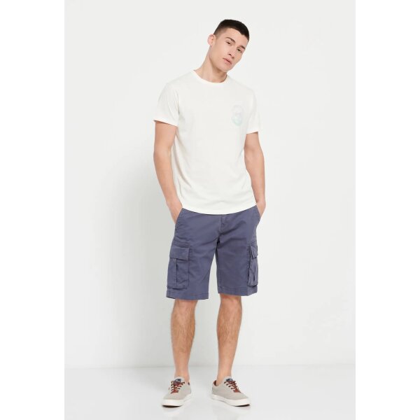 Ανδρική Μπλούζα FUNKY BUDDHA FBM007-050-04 Λευκό - Image 4