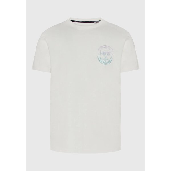 FBM007-050-04_OFF_WHITE_6 Ανδρική Μπλούζα FUNKY BUDDHA FBM007-050-04 Λευκό - Image 1