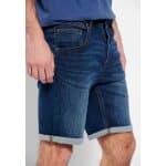 Ανδρική Βερμούδα  Τζίν FUNKY BUDDHA FBM007-072-03 Μπλέ - Image 4