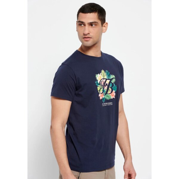 Ανδρική Μπλούζα FUNKY BUDDHA FBM007-342-04 Μπλέ - Image 6