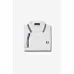 Ανδρική Μπλούζα POLO FRED PERRY PIQUE TWIN TIPPED M3600 Λευκό - Image 3