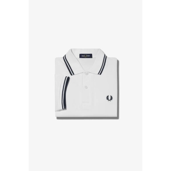 M3600_200_2-800x800 Ανδρική Μπλούζα POLO FRED PERRY PIQUE TWIN TIPPED M3600 Λευκό - Image 3