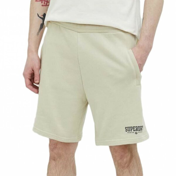 M7110383A-8PV-1000x1000 Ανδρική  Βερμούδα Φούτερ SUPERDRY CORE SPORT M7110383A Μπέζ - Image 1